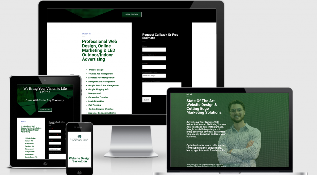 Awrey's Marketing Solutions - Home Page - Website Design Saskatoon